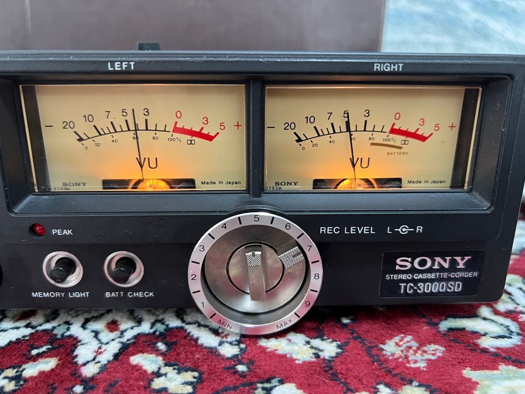 希少ソニー TC-3000SDデンスケ3000カセット中古品動作品美品箱付き