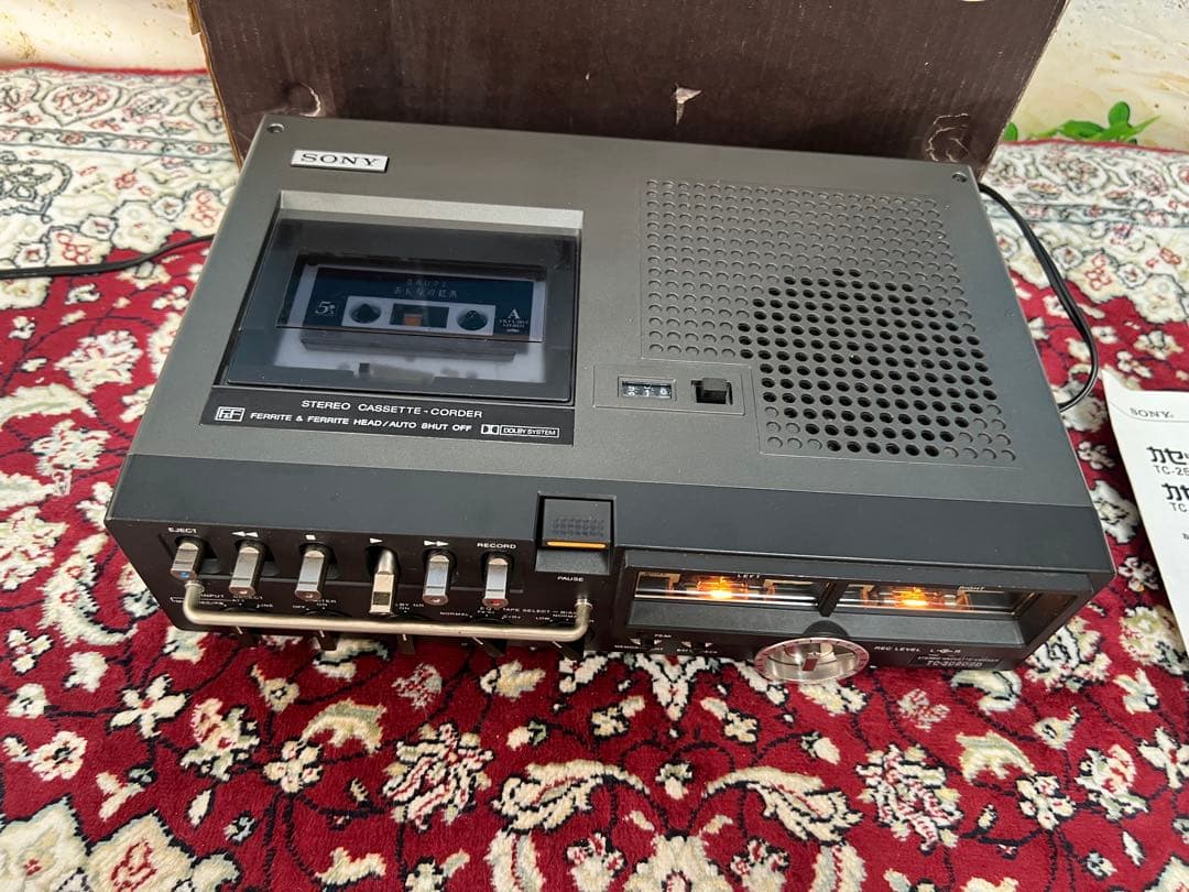 希少ソニー TC-3000SDデンスケ3000カセット中古品動作品美品箱付き