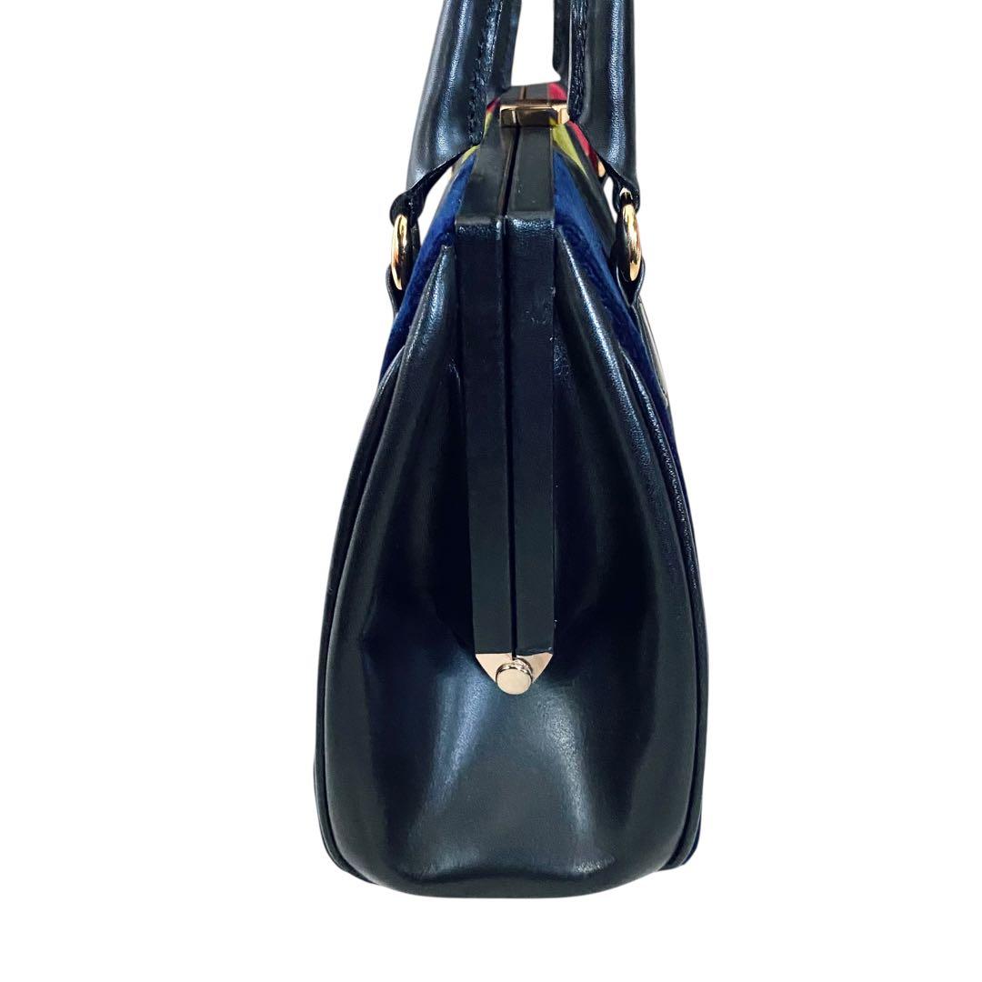 ロベルタディカメリーノ【極美品】バゴンギ調 マルチカラー ハンドバッグ