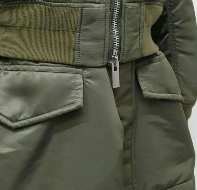 sacai サカイ MA-1 Nylon Twill Coat