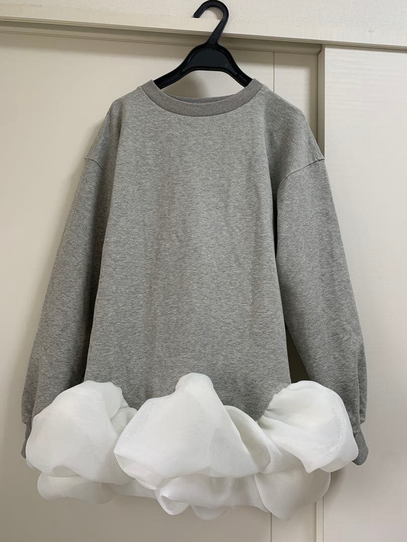 【美品】eimy istoire チュールヘムカットワンピース