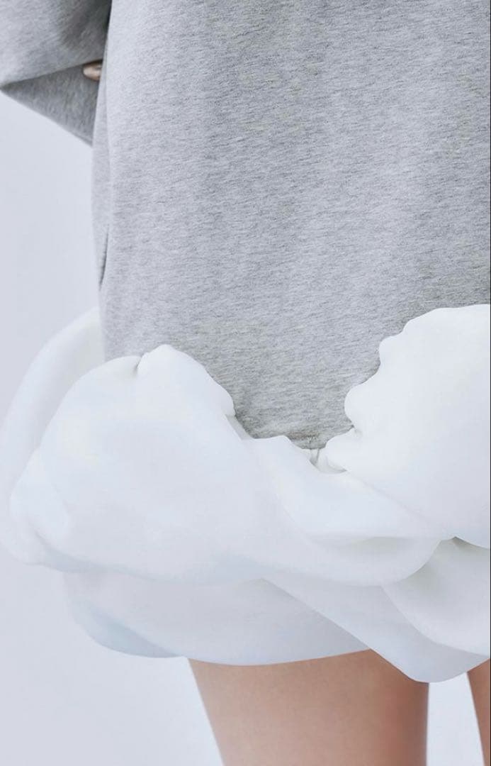 【美品】eimy istoire チュールヘムカットワンピース