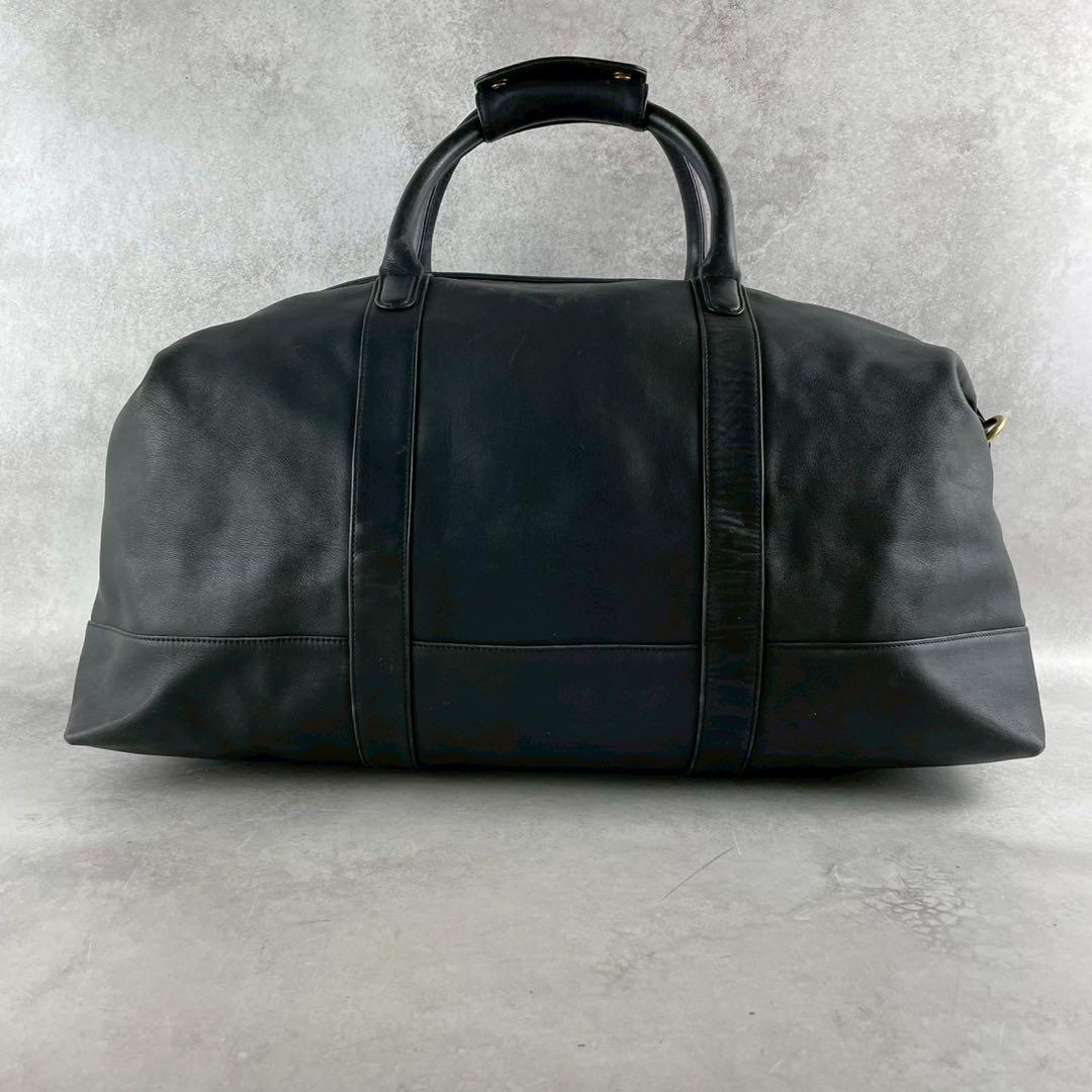 たいがまる様　COACH コーチ　ボストンバッグ　ドイツホック　ブラック　レザー