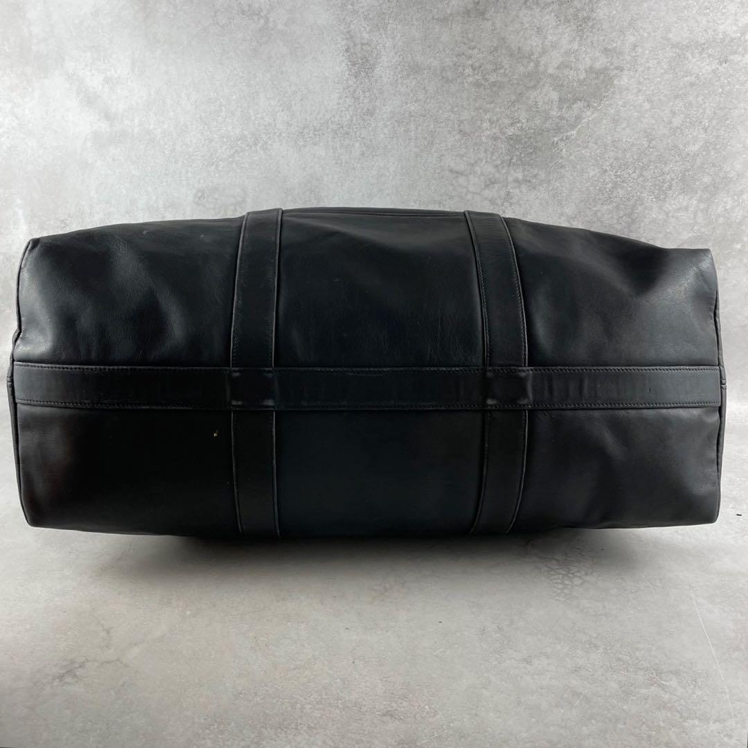 たいがまる様　COACH コーチ　ボストンバッグ　ドイツホック　ブラック　レザー