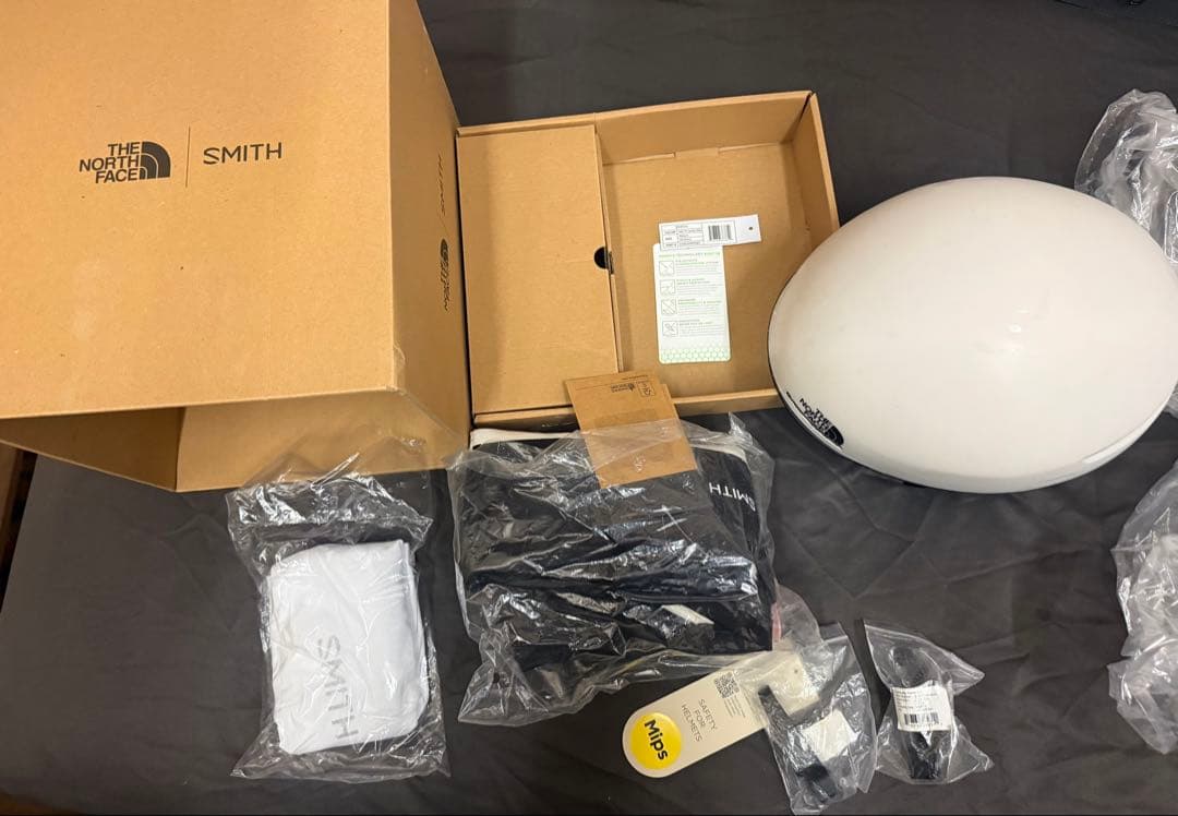 north face SMITH CODE ヘルメット とゴーグルセット