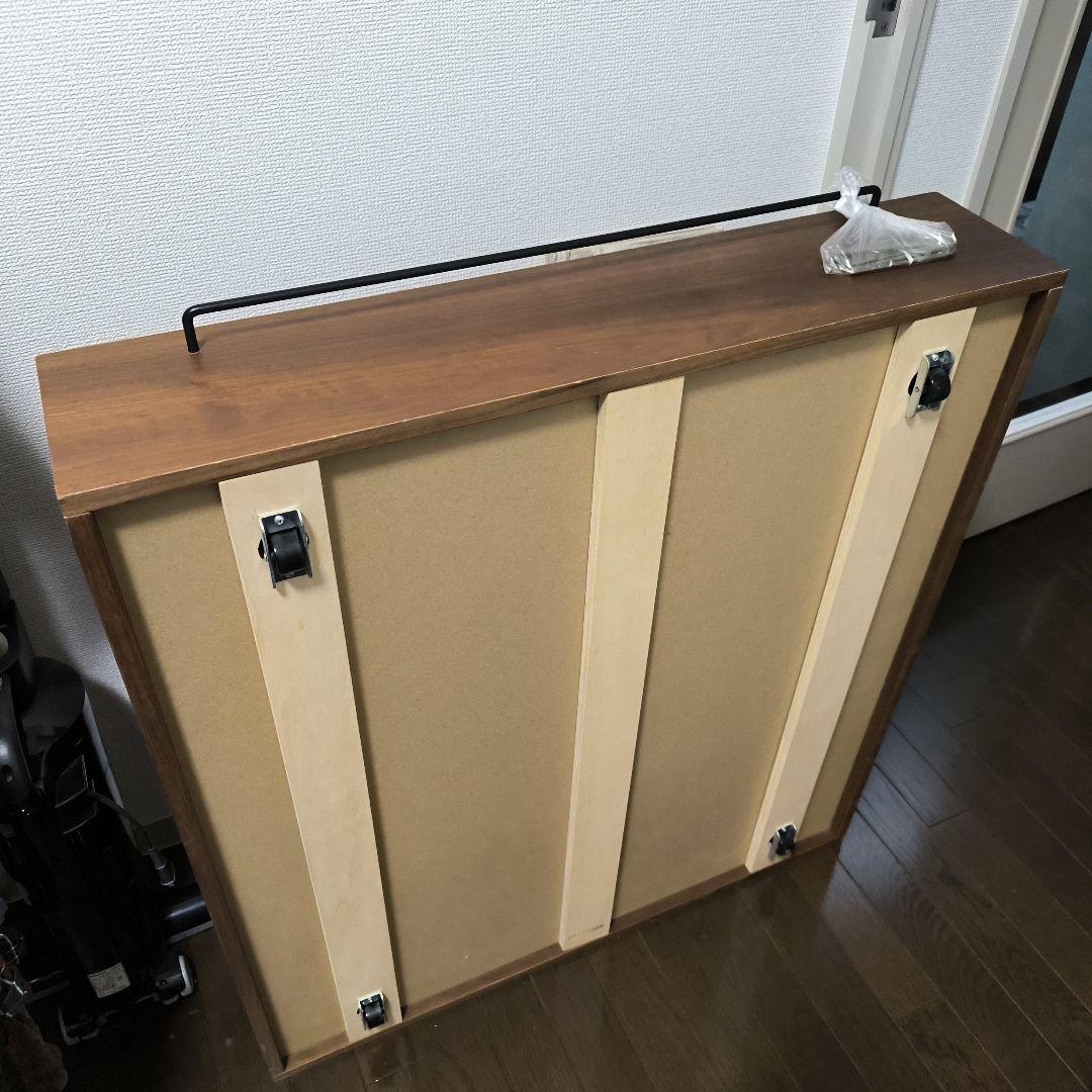 ②　MUJI/無印良品 ベッド下収納大 オーク材/仕切　組立済み