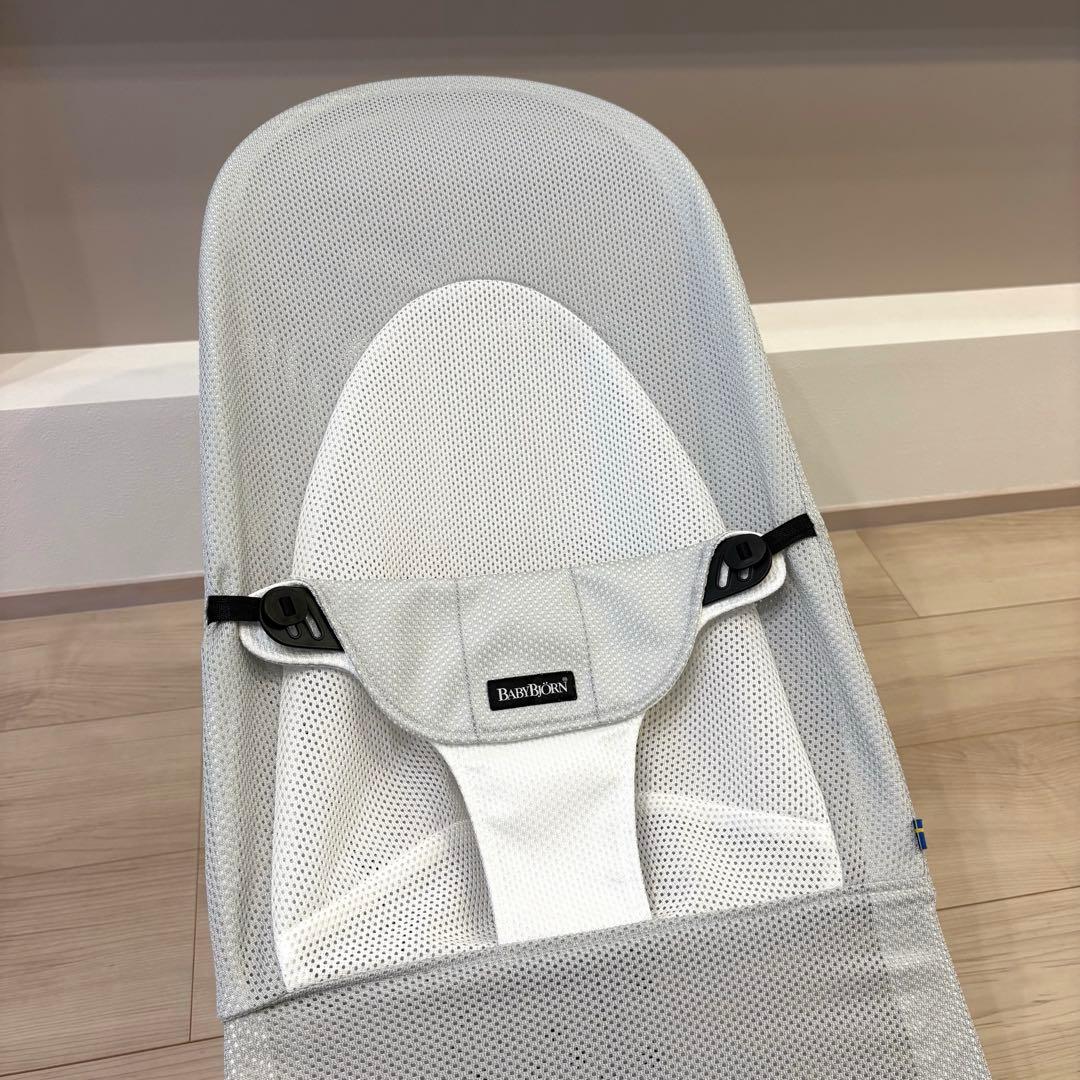 【極美品】 ベビービョルン バウンサー バランスソフトメッシュ グレー