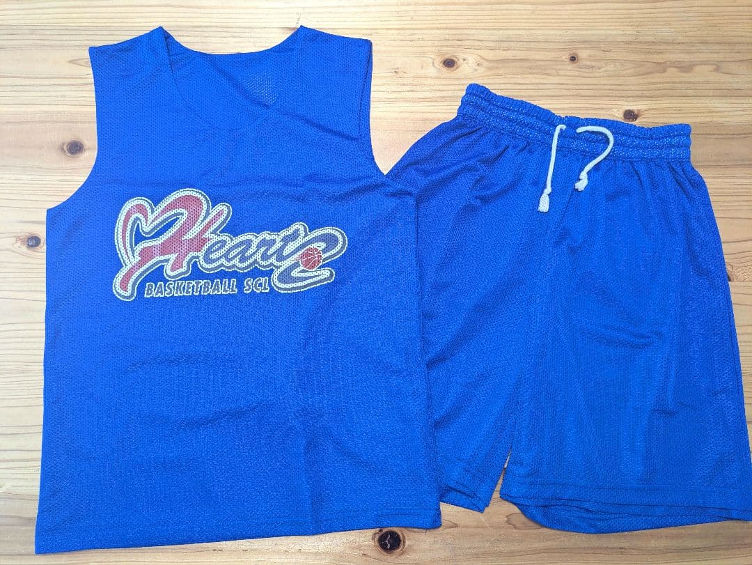 【美品】 ハーツ バスケットボール ユニフォーム 160　Hearts