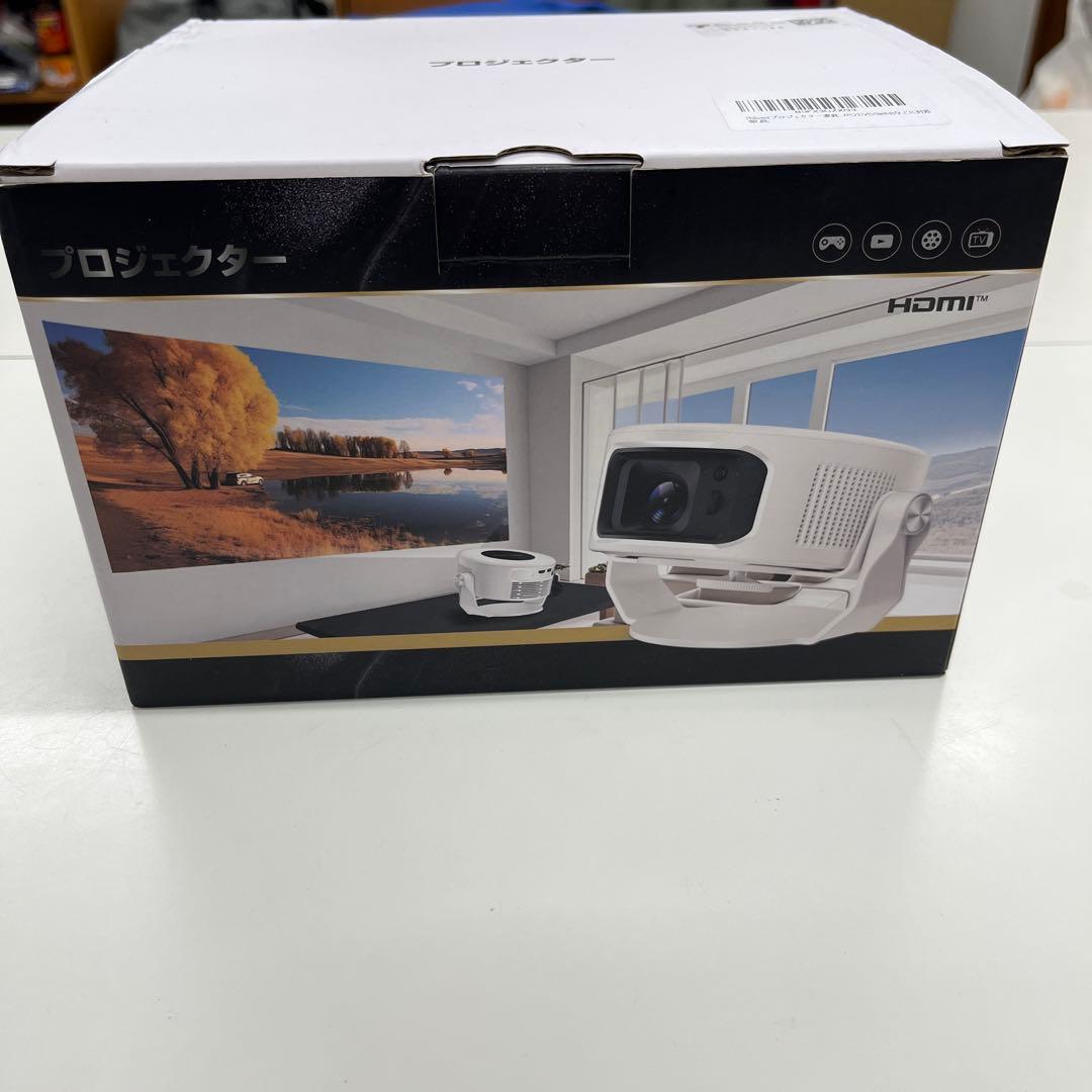 ホワイト プロジェクター HDMI接続