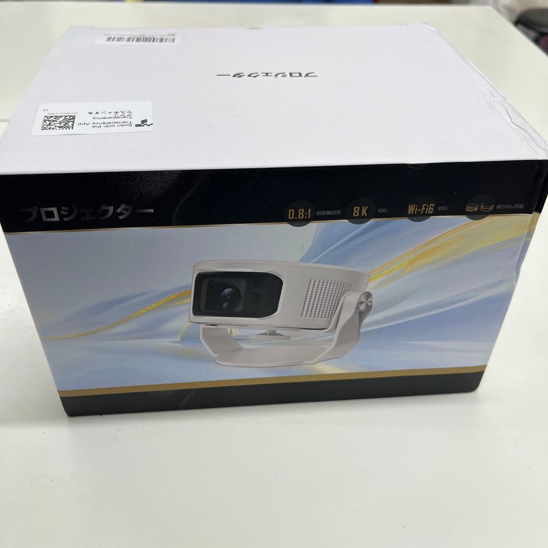 ホワイト プロジェクター HDMI接続