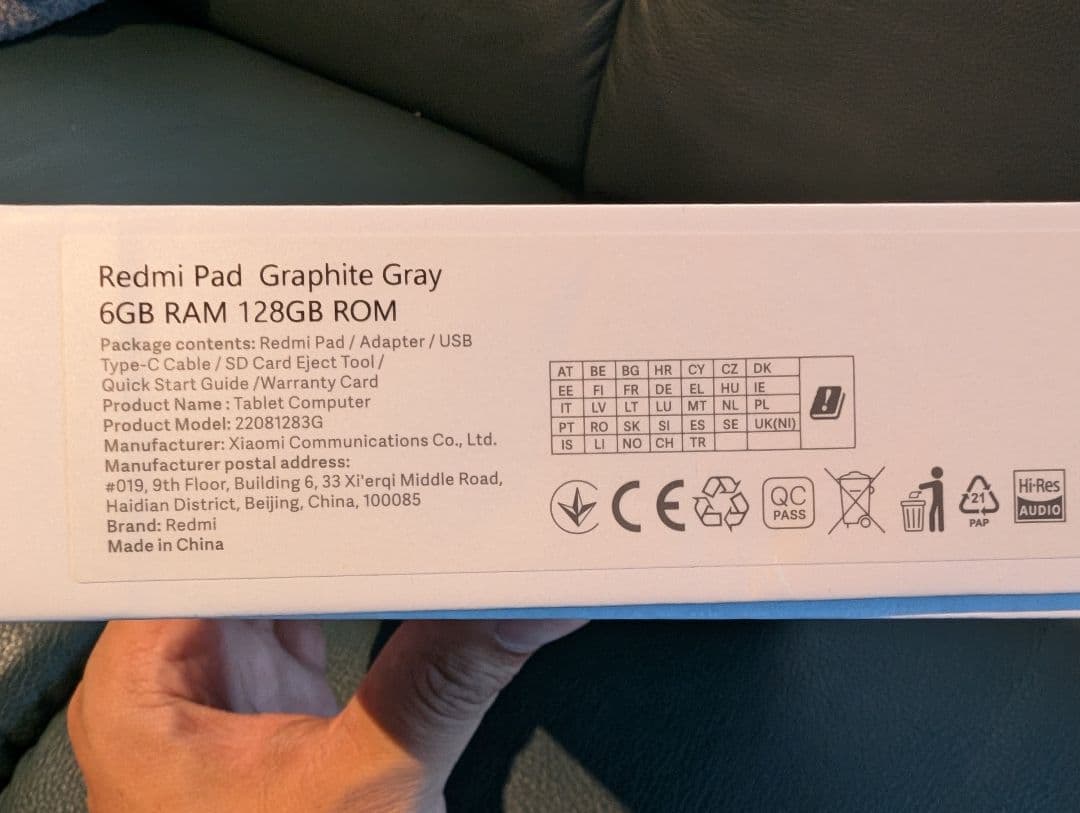 H*O様 週末セール【新品同】最上位モデルRedmi Pad メモリ12GB版