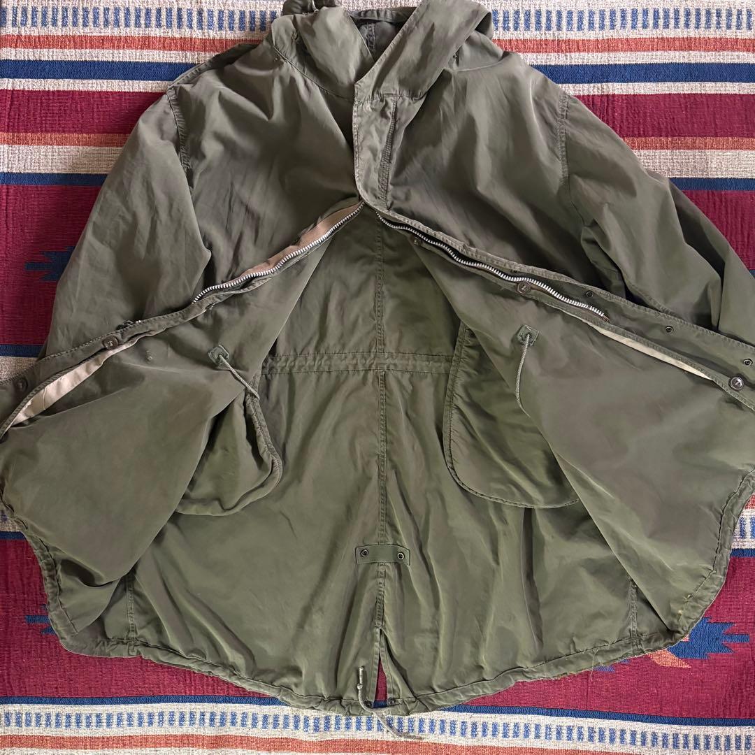 ろ*ん様 50s 米軍実物 M-51 フィッシュテールパーカー 最初期ウールポケ