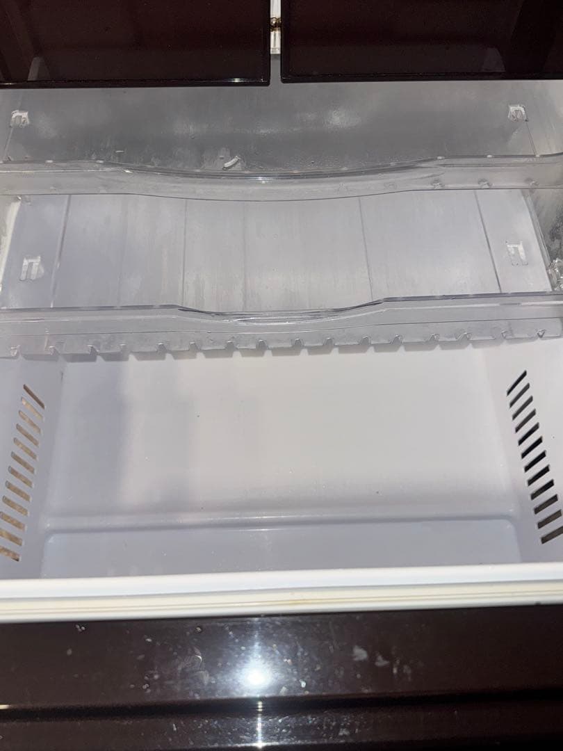 冷蔵庫 401L 冷凍庫 タッチパネル 真空チルド　ガラストップ 自動製氷機