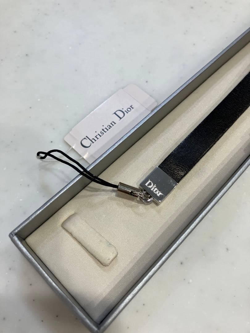 【未使用】Dior クリスチャンディオール　携帯　スマホ　ストラップ