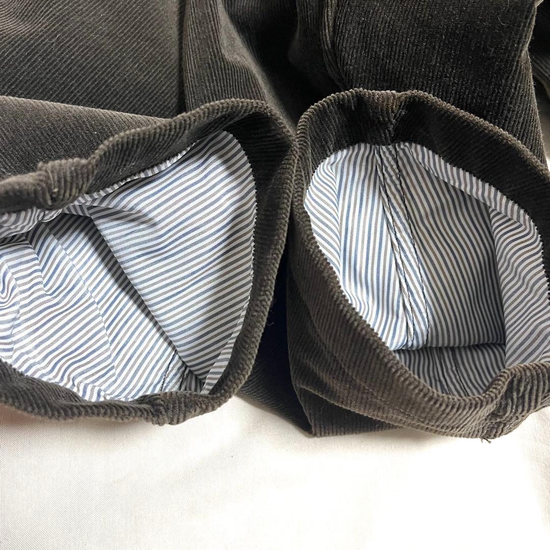 【美品】ダーバン　スーツ　セットアップ　コーデュロイ 茶色　ブラウン　茶　XL