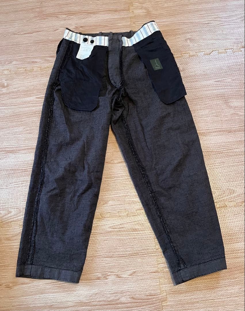 Gorsch ゴーシュ OX PINHEAD 2タックトラウザー M