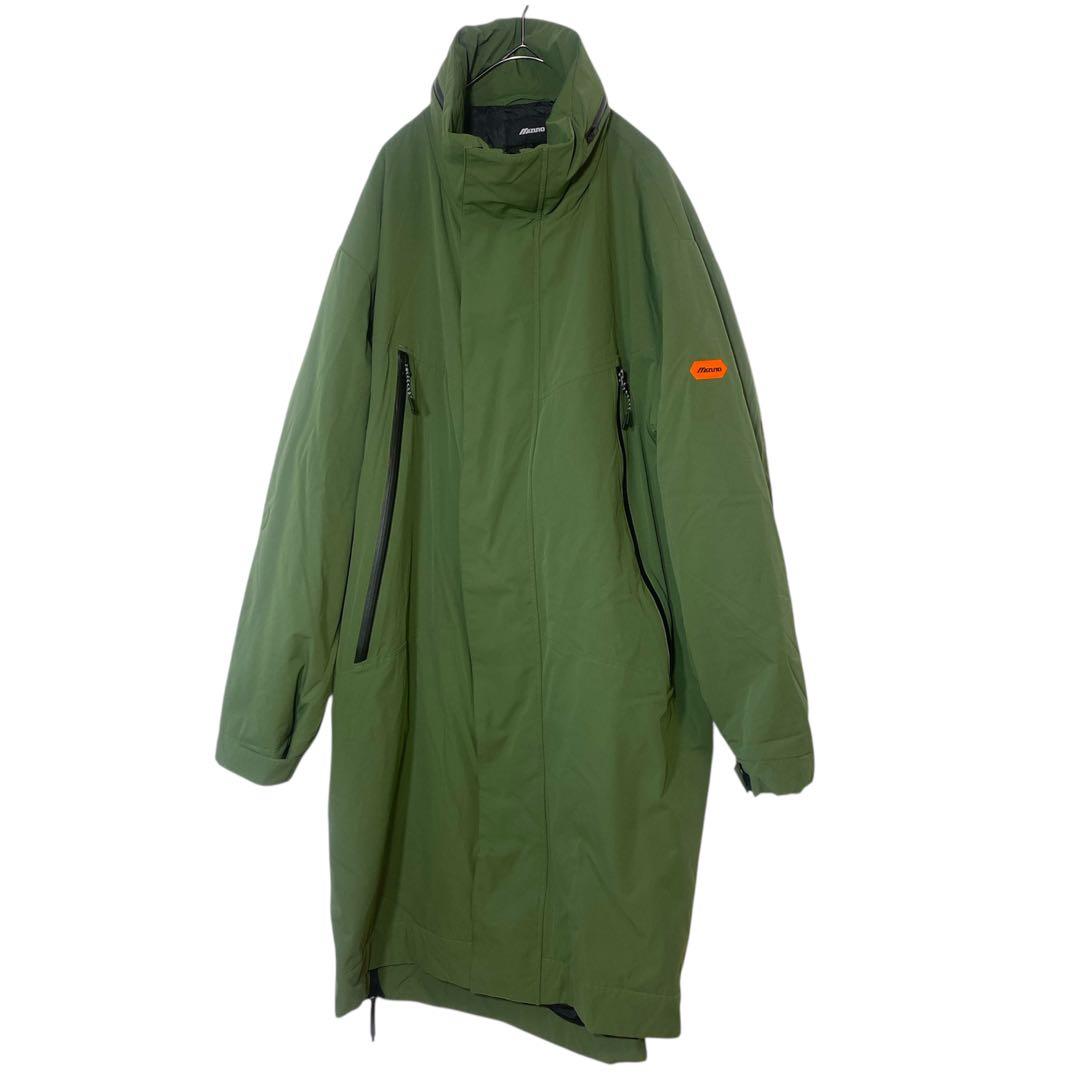 ミズノMizuno ブレスサーモグリーン 中綿ロングコートベンチコートXL