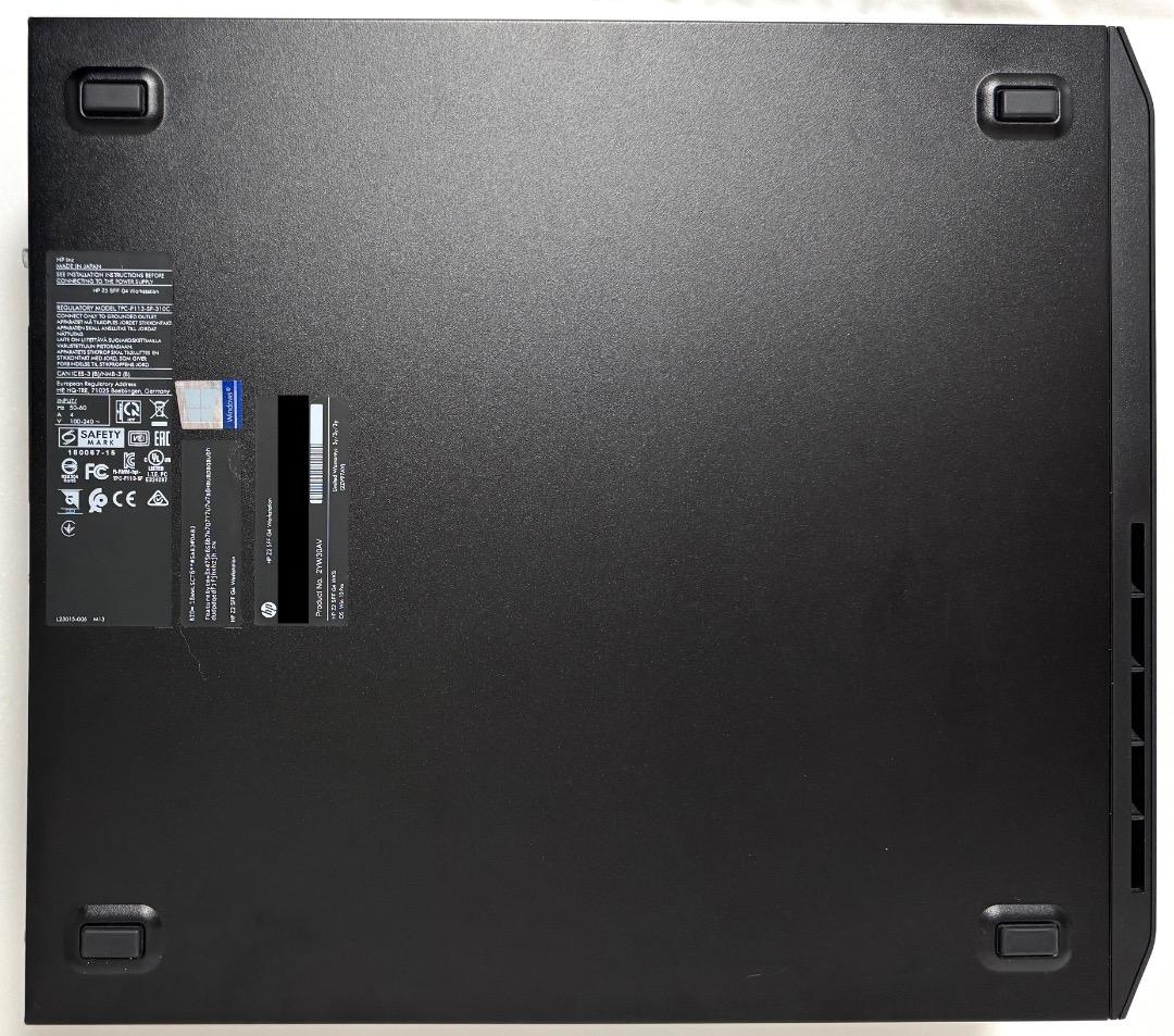 HP Z2 SFF G4 Xeon ECC対応RAM32GB SSD2TB