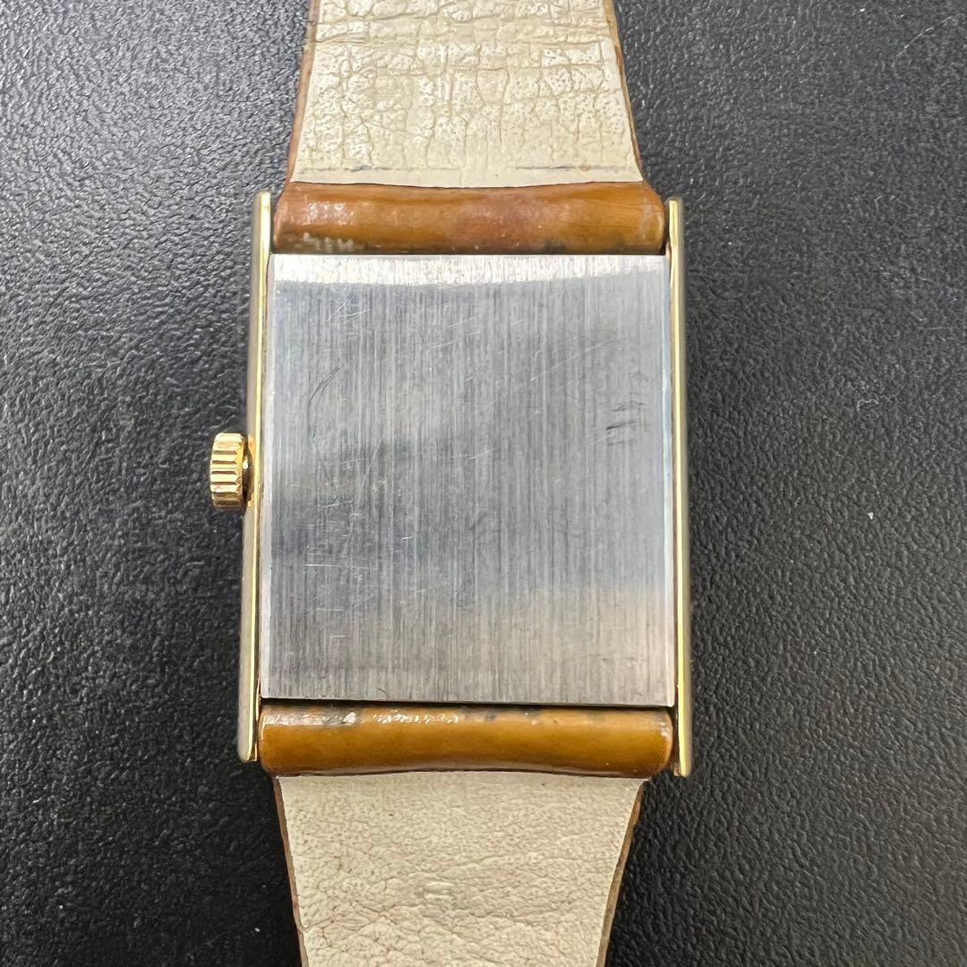 希少 オメガ デビル レクタン 手巻き ブラウンツートン ゴールド ヴィンテージ