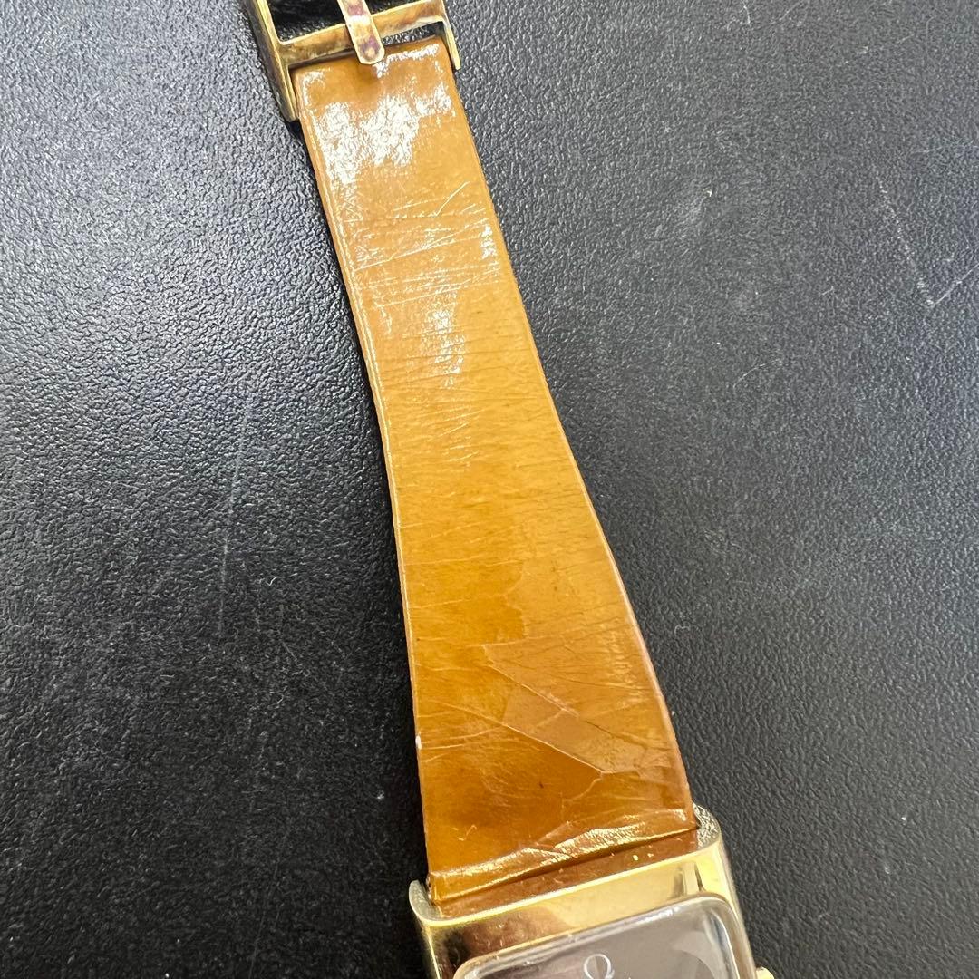 希少 オメガ デビル レクタン 手巻き ブラウンツートン ゴールド ヴィンテージ