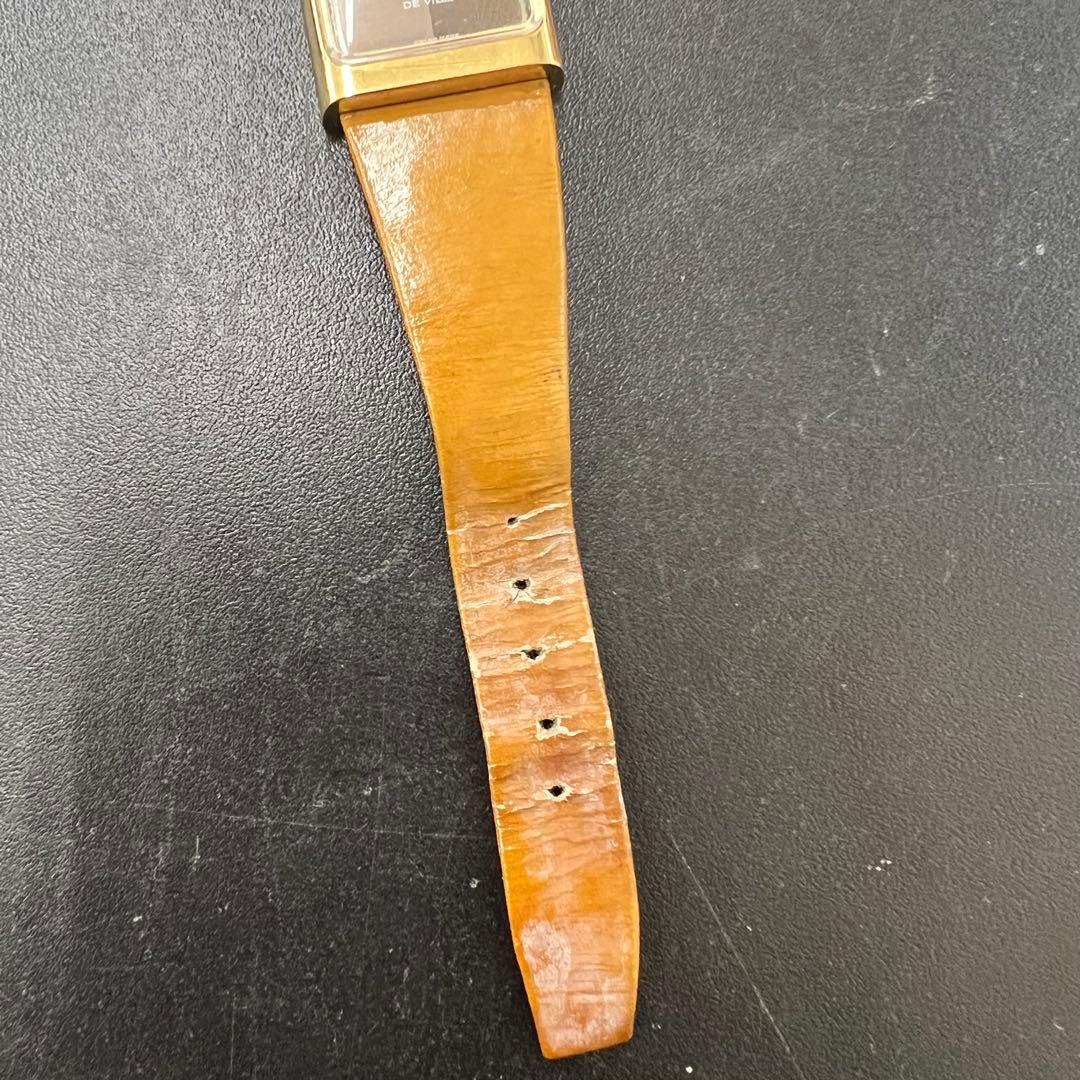 希少 オメガ デビル レクタン 手巻き ブラウンツートン ゴールド ヴィンテージ