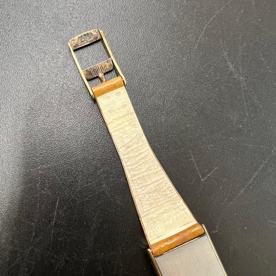 希少 オメガ デビル レクタン 手巻き ブラウンツートン ゴールド ヴィンテージ