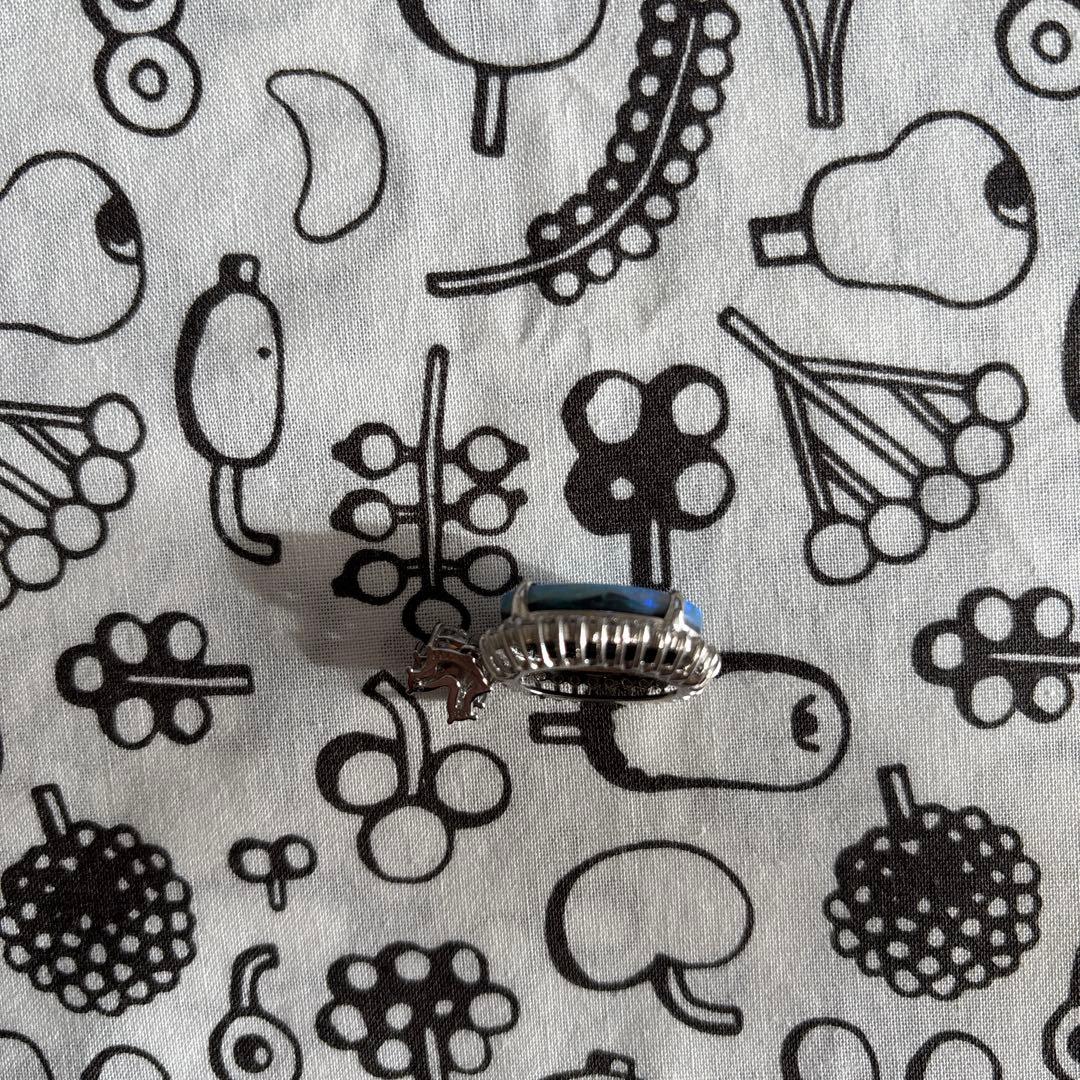 Pt900 ボルダーオパールペンダントトップ