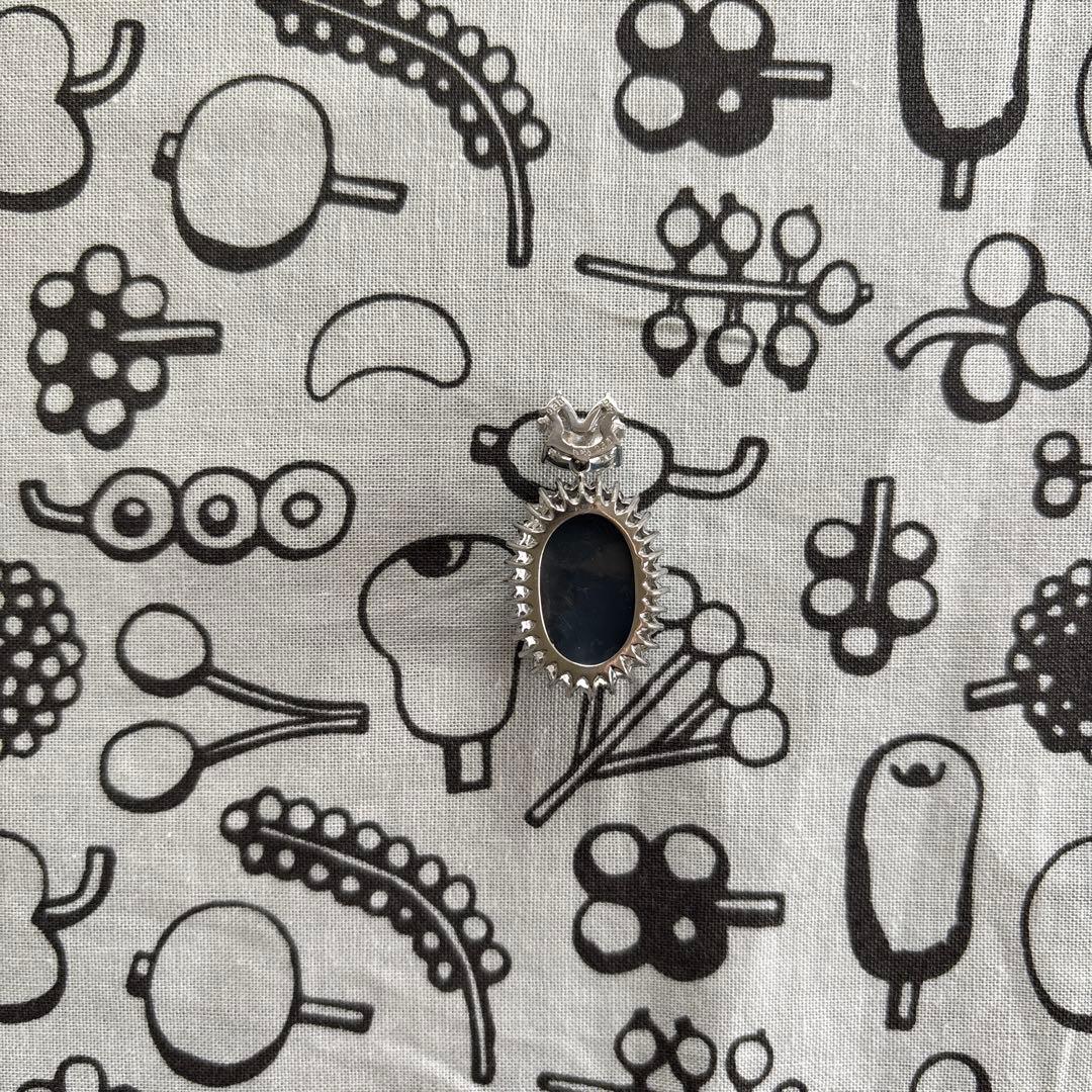 Pt900 ボルダーオパールペンダントトップ