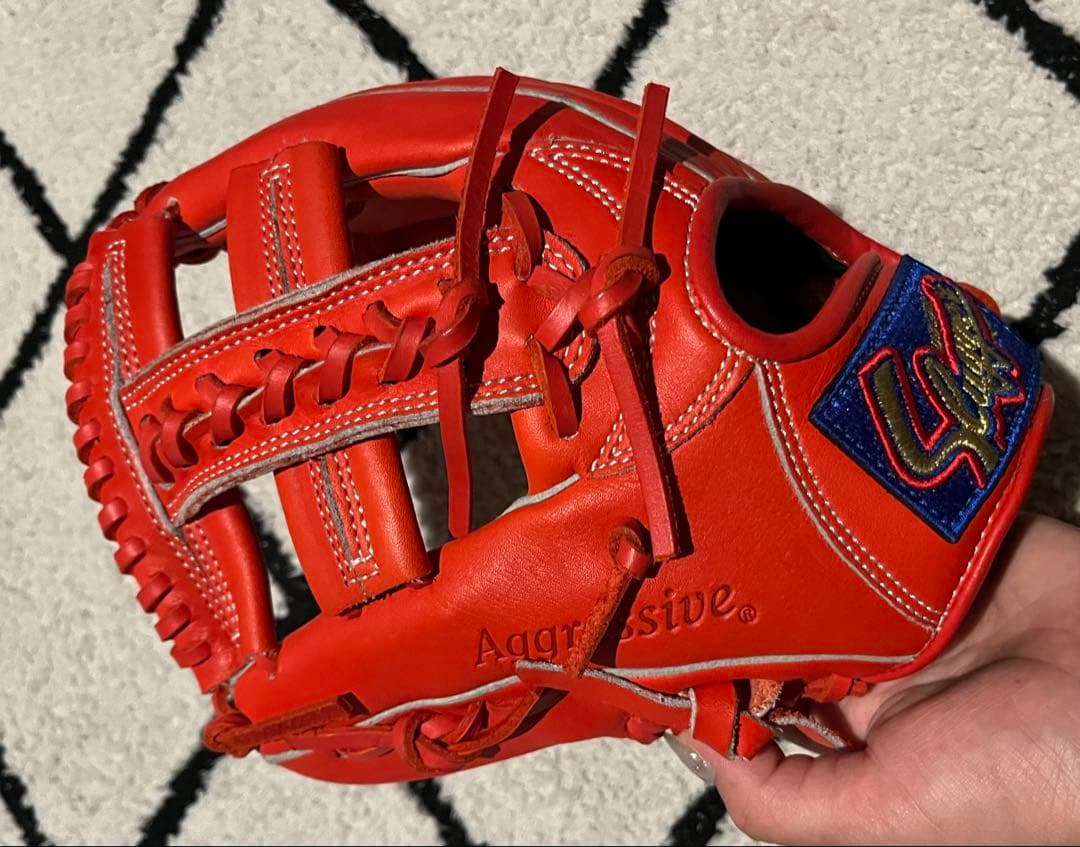 slugger軟式グローブ オレンジKSN-J6X