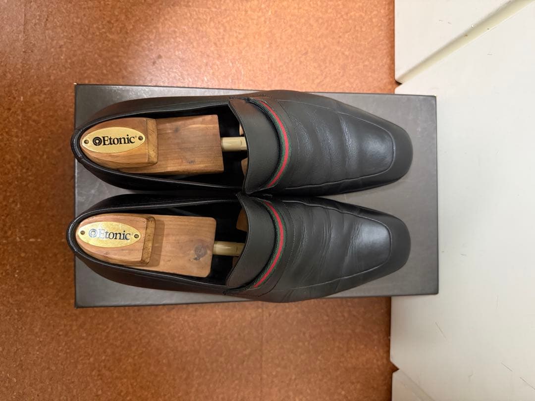 特価 GUCCI ウェブライン ローファー 40 1/2E イタリア製