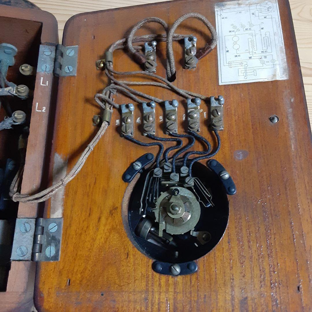 2号自動式壁掛電話機 昭和初期 日本電機株式会社