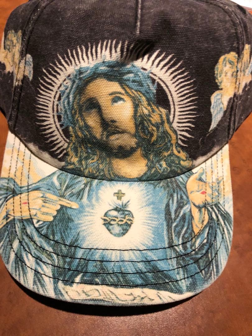 本日発送 Supreme Jesus 5-Panel Black