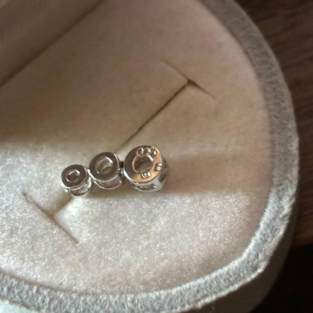 QVC 18KWG ダイヤモンド　3ストーンペンダントトップ