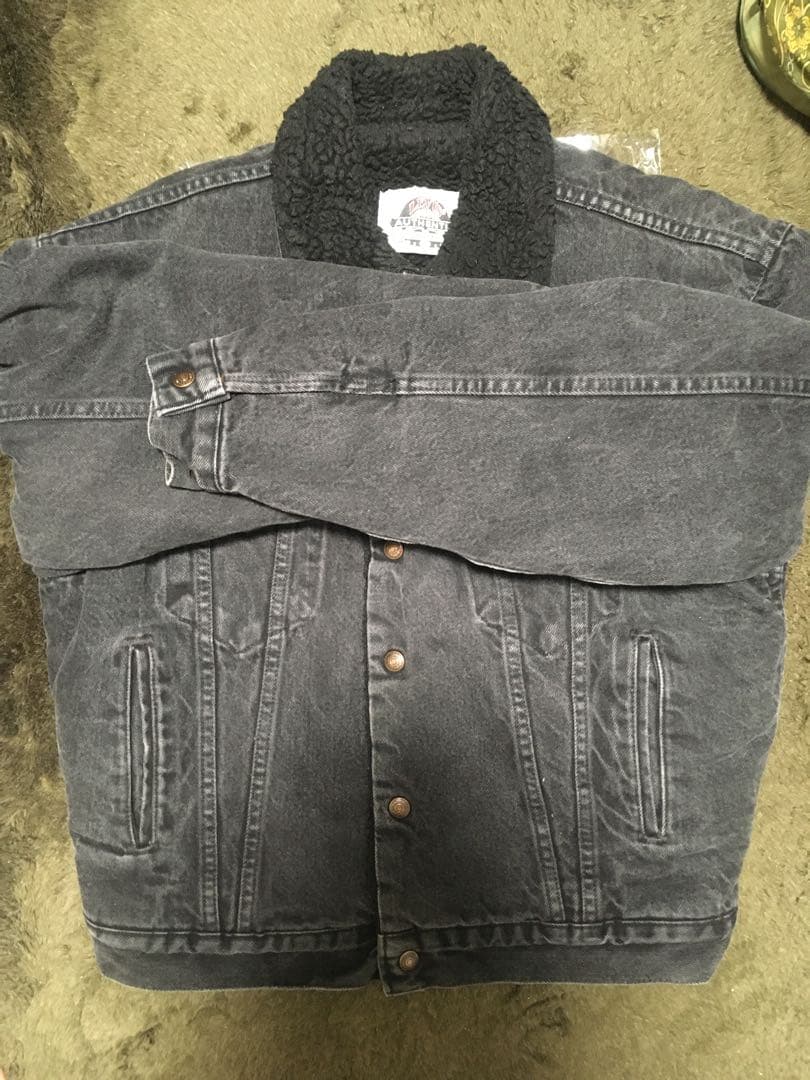 USA製 リーバイス 70629-4159 ボア ブラック デニムジャケット