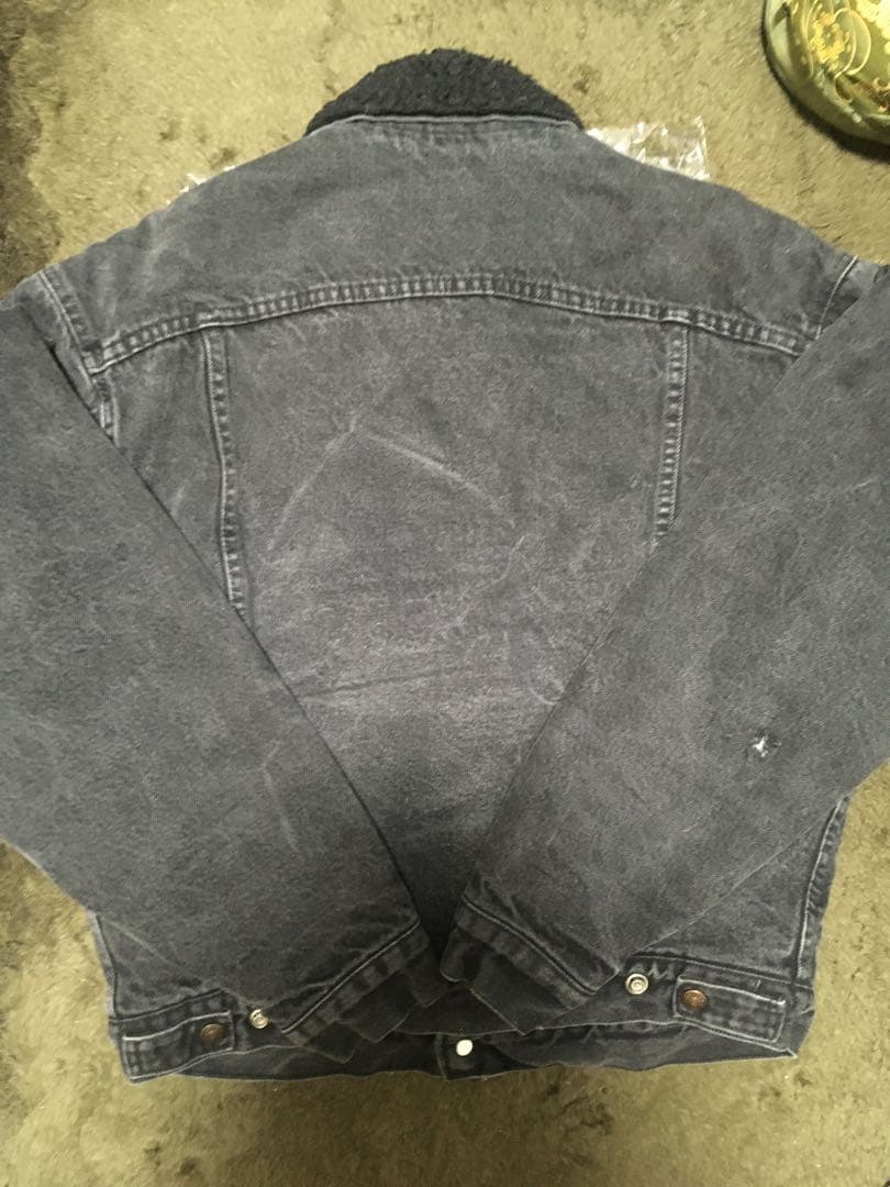 USA製 リーバイス 70629-4159 ボア ブラック デニムジャケット