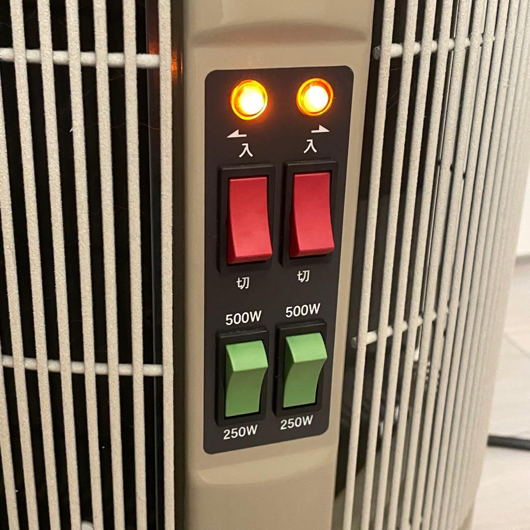 美品 送料込 暖話室 1000型H 遠赤外線輻射式パネルヒーター 談話室