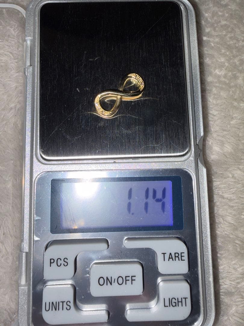 K18 ダイヤ0.03ctインフィニティ♾️ペントプ