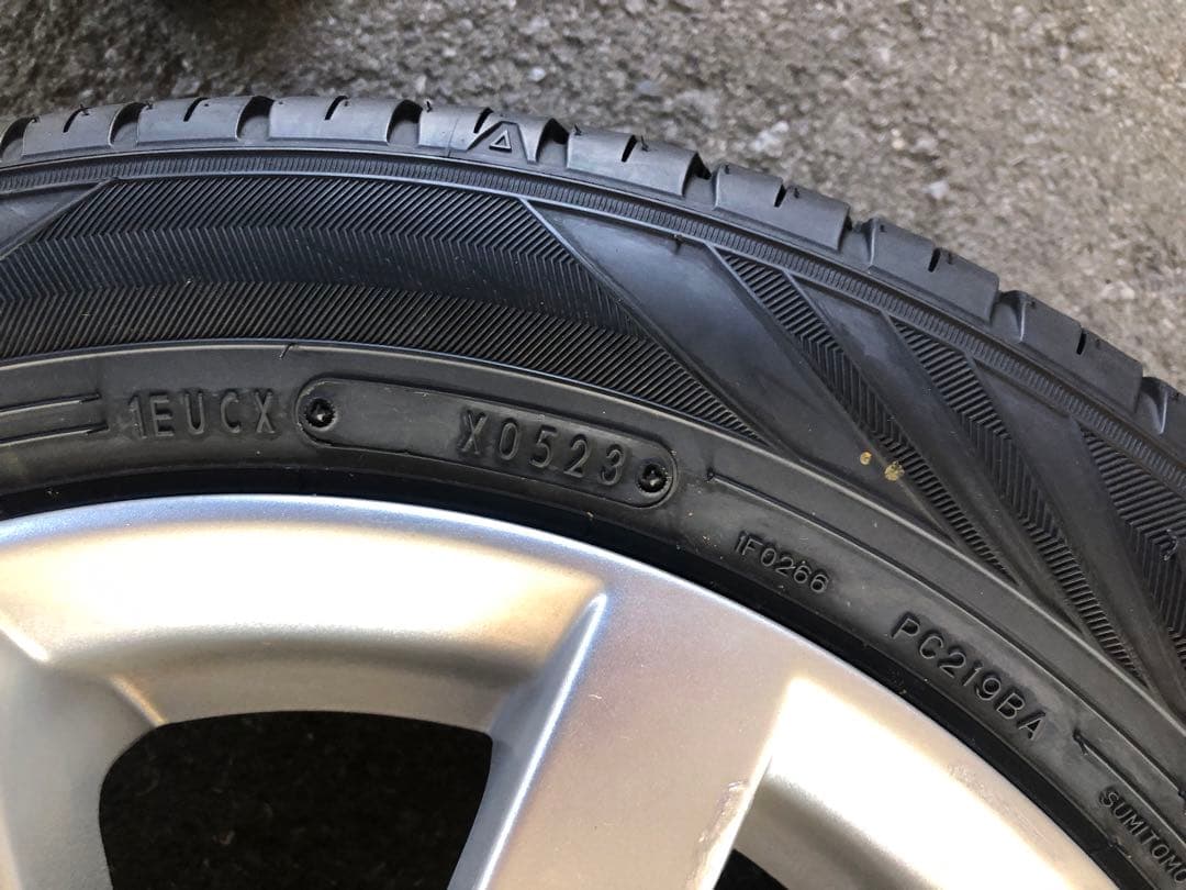 14 インチアルミホイール&タイヤ2本セット ①