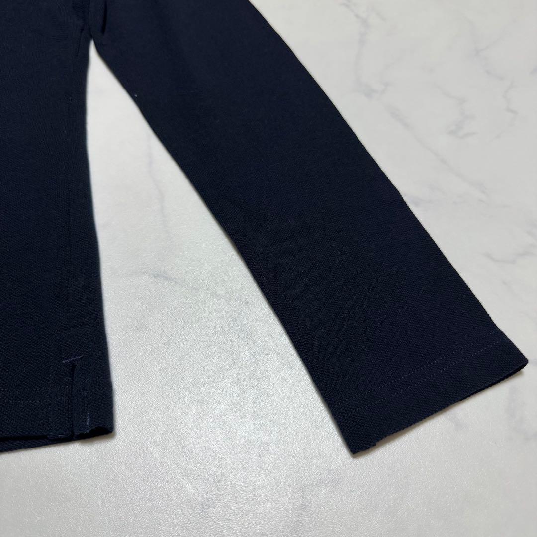 BURBERRYLONDON バーバリー ノバチェック ポロシャツ長袖 ネイビー