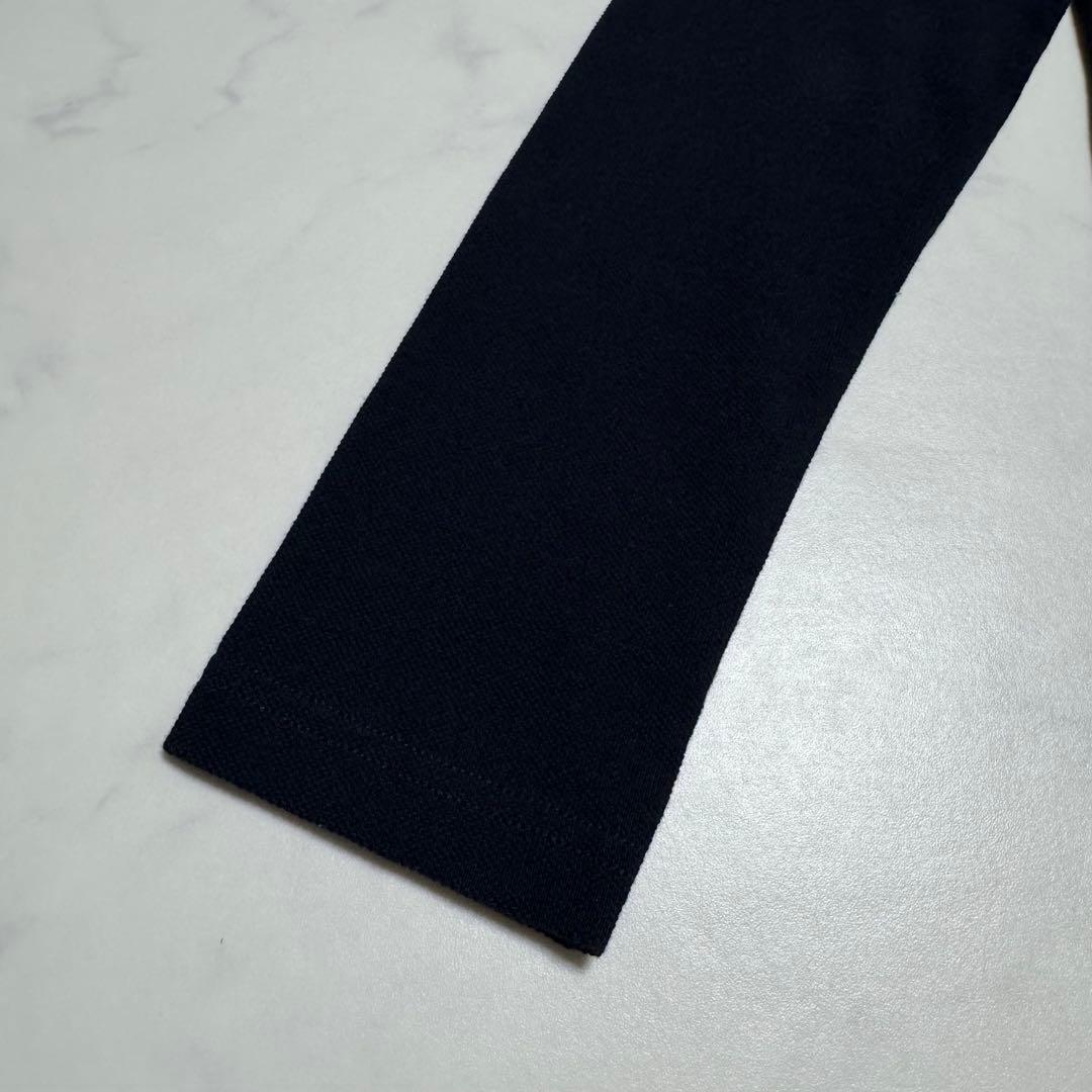 BURBERRYLONDON バーバリー ノバチェック ポロシャツ長袖 ネイビー