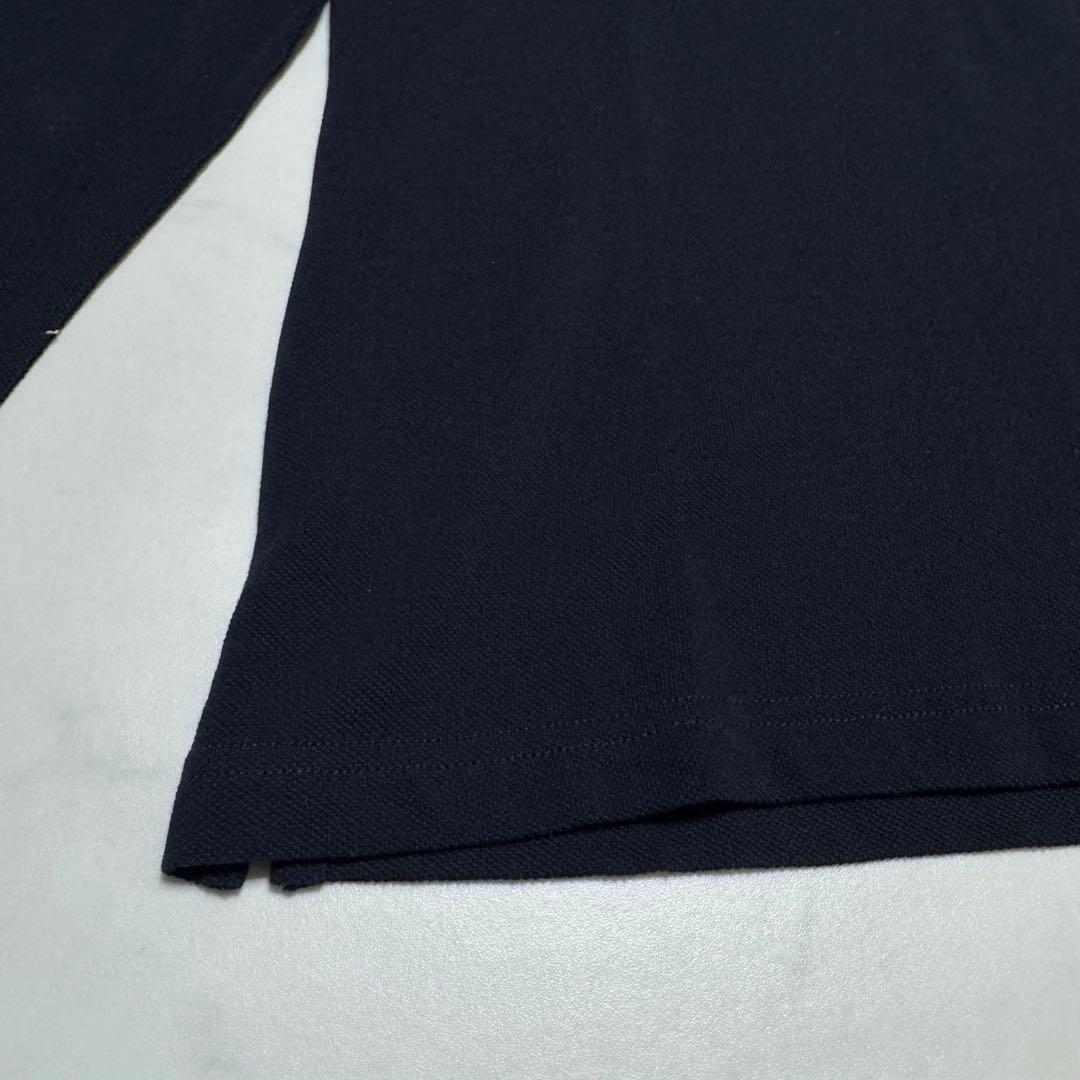 BURBERRYLONDON バーバリー ノバチェック ポロシャツ長袖 ネイビー