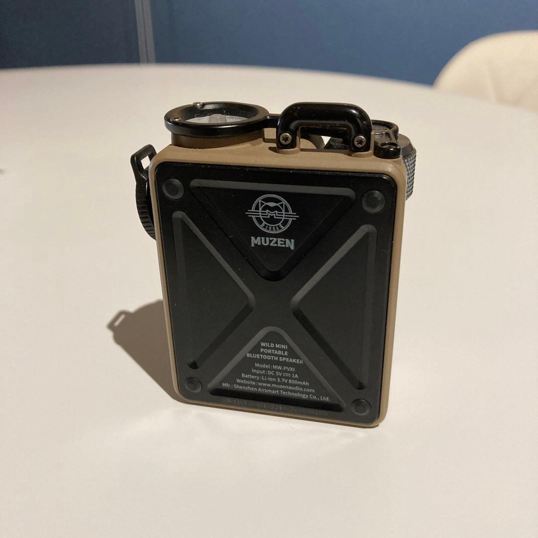 MUZEN ワイヤレススピーカー wild mini 砂漠イエロー
