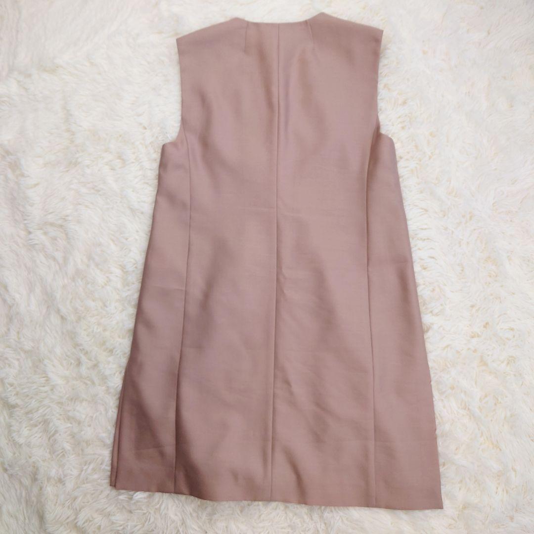 TOMORROWLAND 24SS ウール シルク タッサー ロングジレ