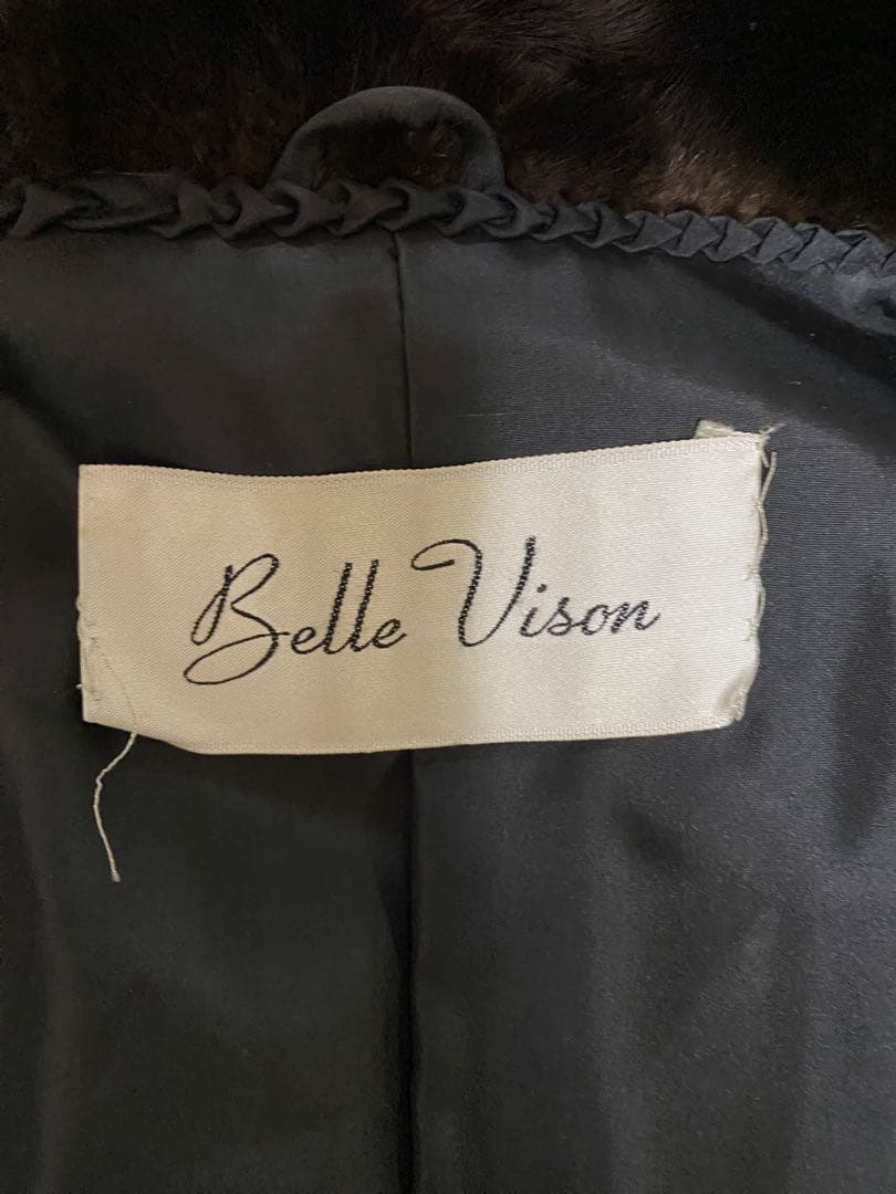 ダークブラウン 毛皮コート