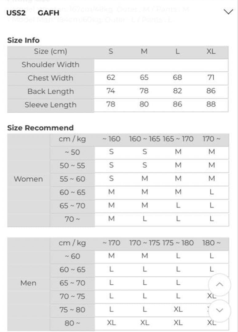 USS2 スノーボードウエア　Mサイズ 上下セット
