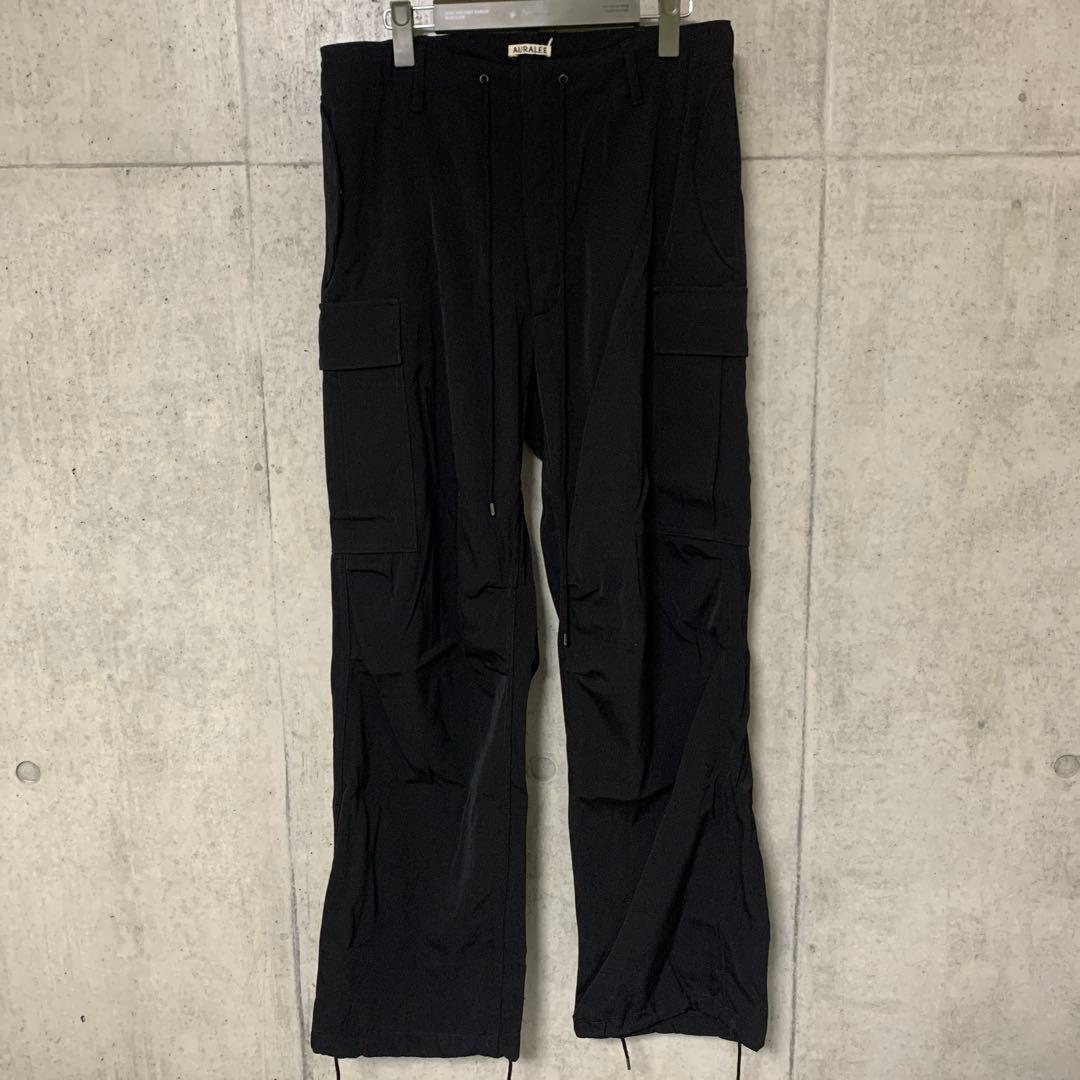 AURALEE　WOOL MAX GABARDINE FATIGUE PANTS