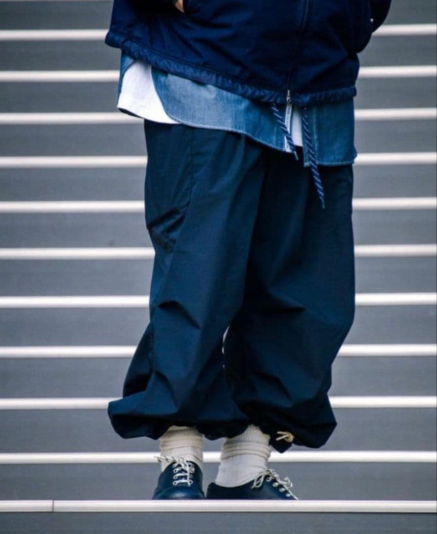 nanamica Cargo Deck Pantsネイビー　34サイズ