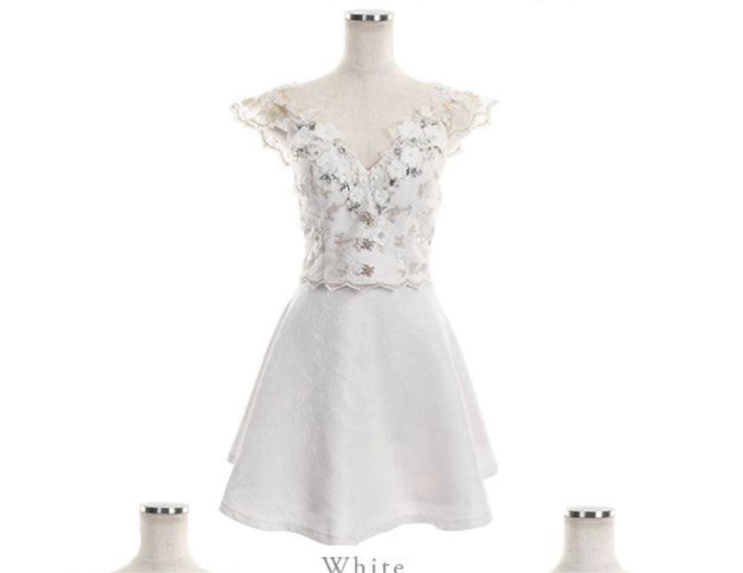 ROBEdeFLEURS(ローブドフルール) フレア　ドレス