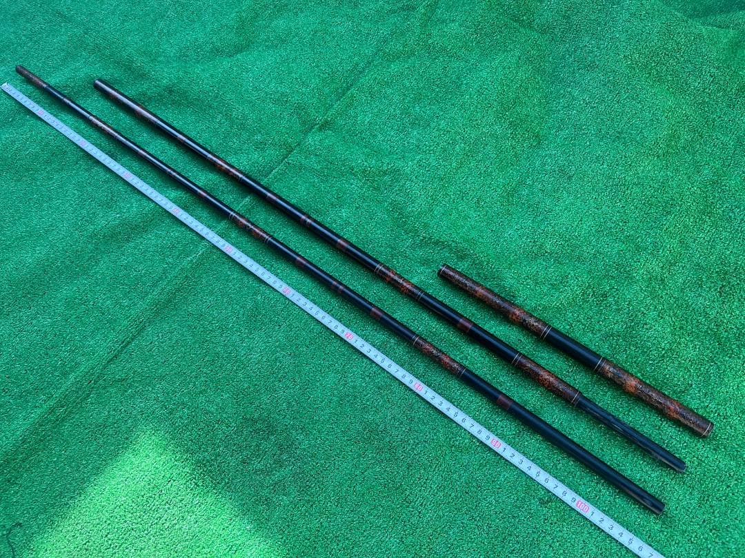 野*猫様 竹竿 ヘラブナ竿 竿掛け 津軽塗