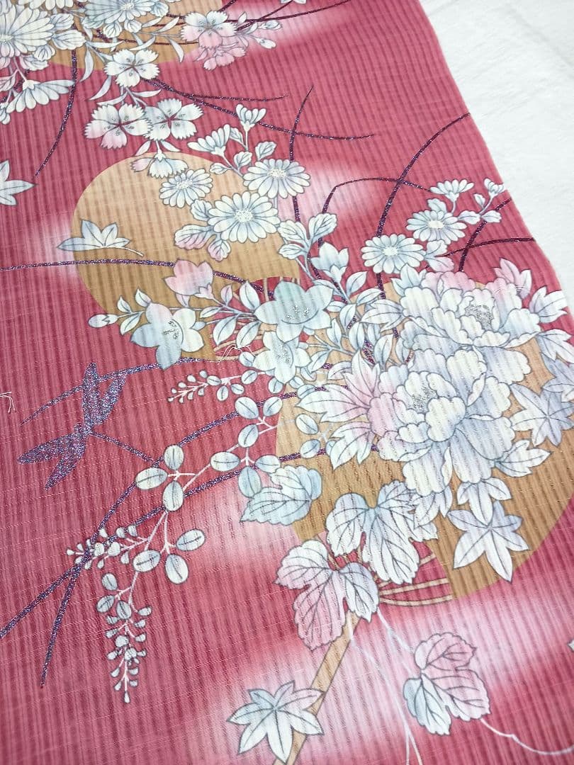 綿100%ViViゆかた/未仕立て/日本製/未使用